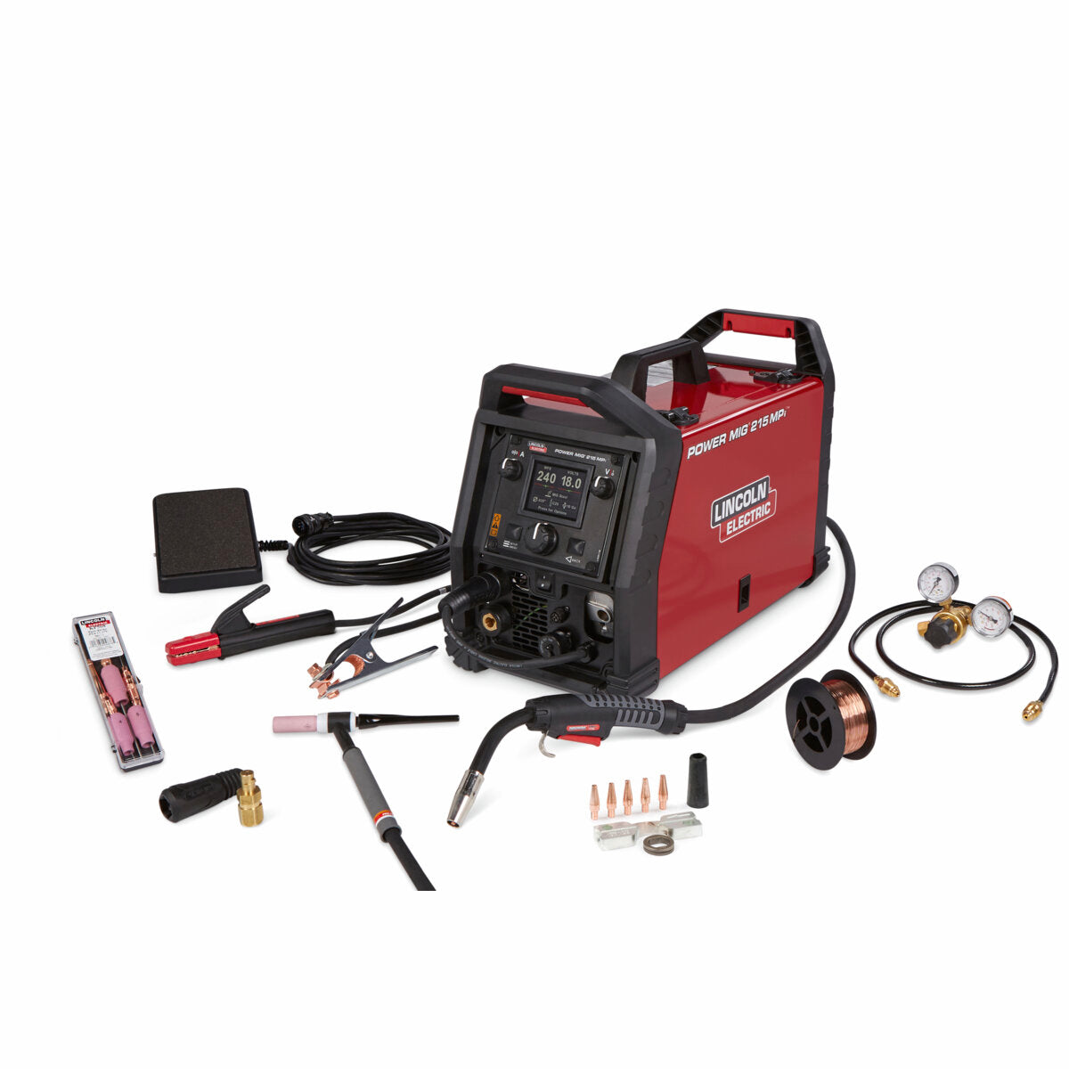 POWER MIG® 215 MPi™ Multi-Process Welder TIG One-Pak®